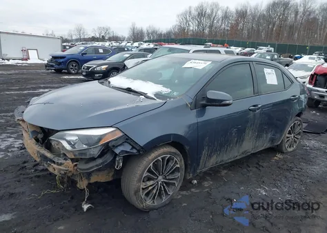2014 Toyota Corolla S Plus from USA, damaged, VIN 2T1BURHE0EC010221